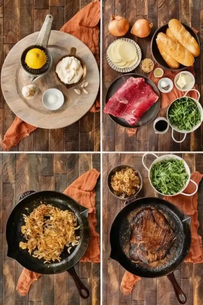 Steak Sandwich with Garlic Aioli