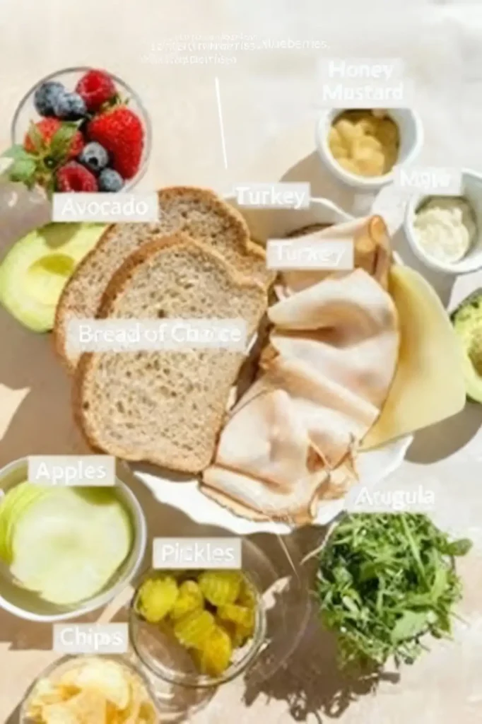 Turkey Havarti and Apple Sandwich