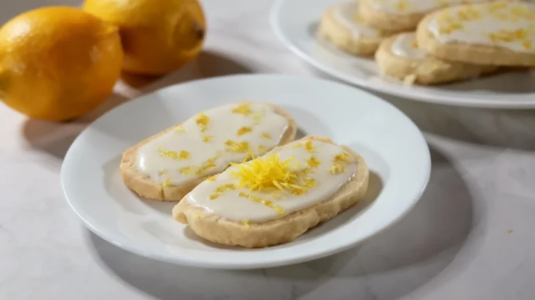 Lemon Shortbread Cookies