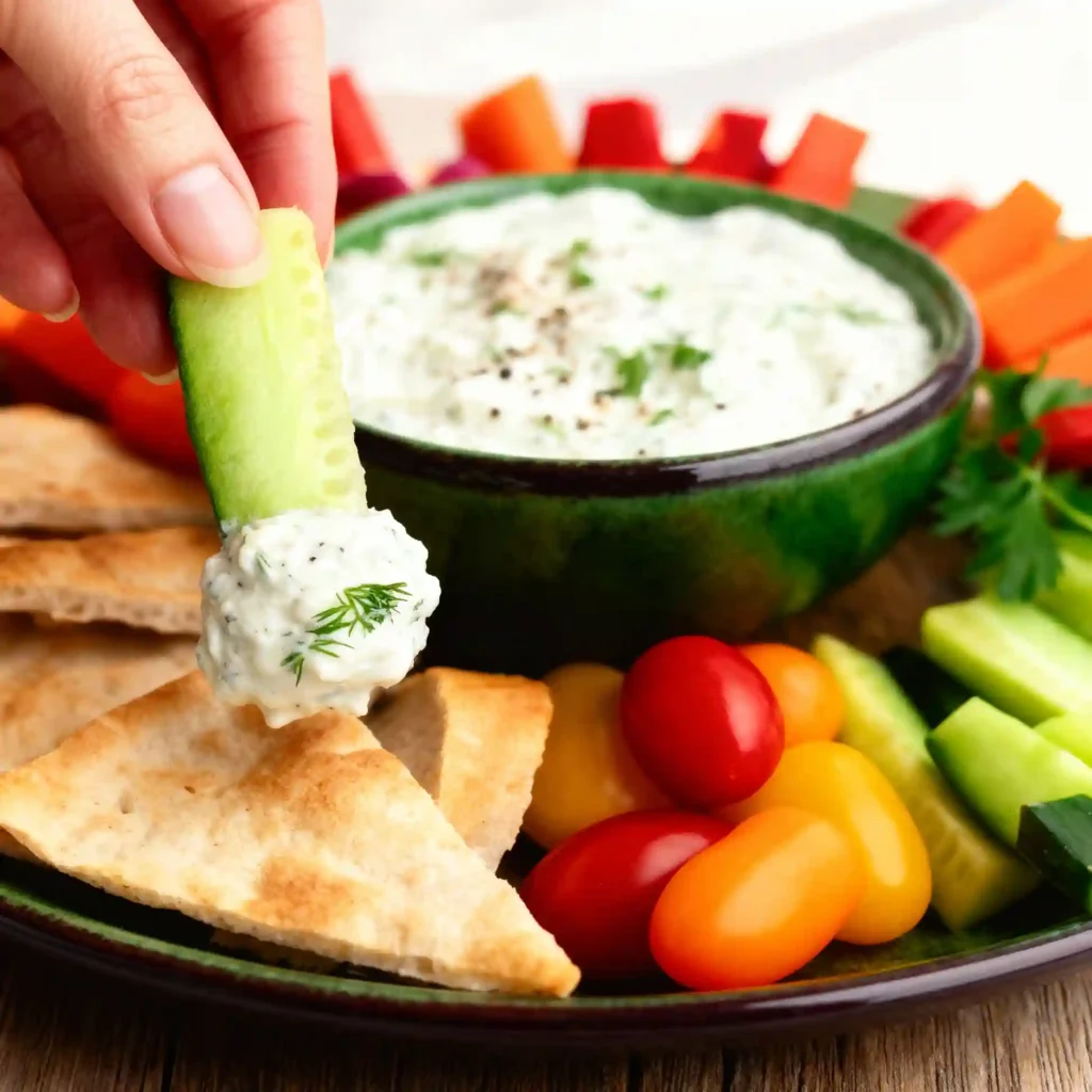 Crudités with Herb Dip