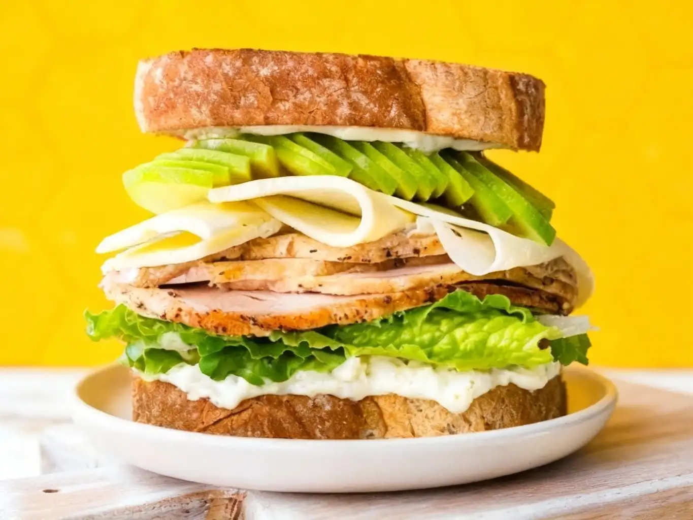 Turkey Havarti and Apple Sandwich