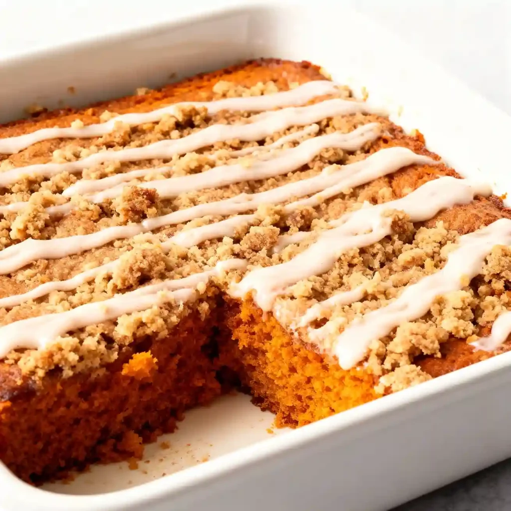 Cinnamon Streusel Pumpkin Cake