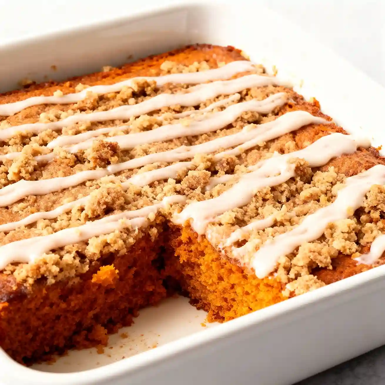 Cinnamon Streusel Pumpkin Cake
