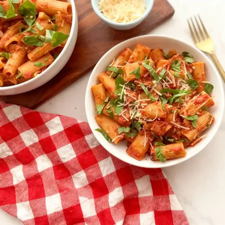 Spicy Rigatoni Pasta