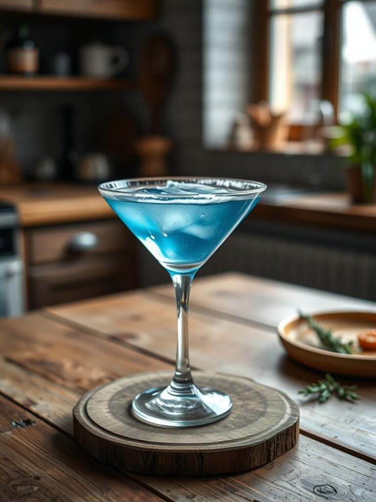 Blue Glacier Martini