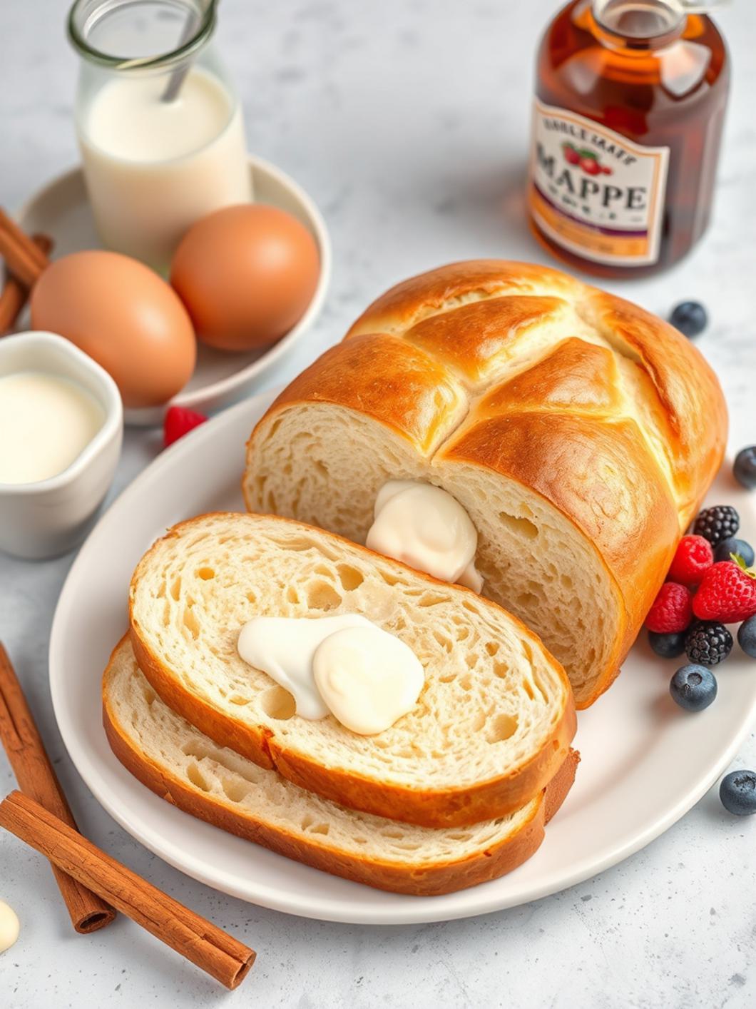 Ingredients for Challah French Toast
