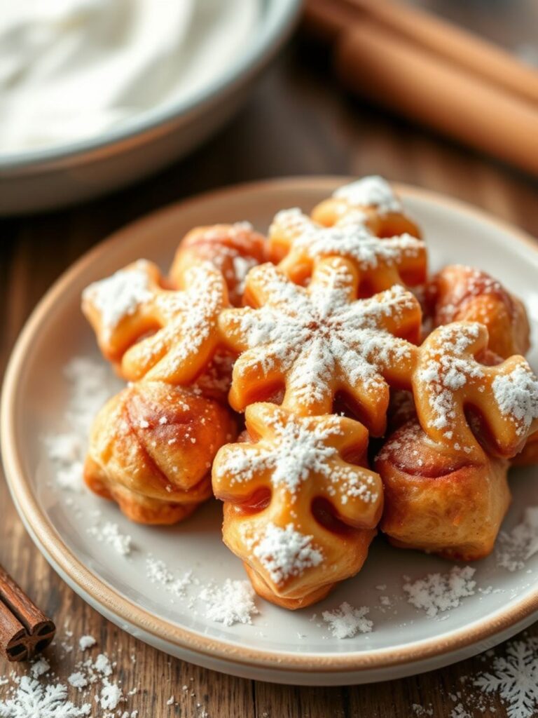 Cinnamon Roll Snowflake