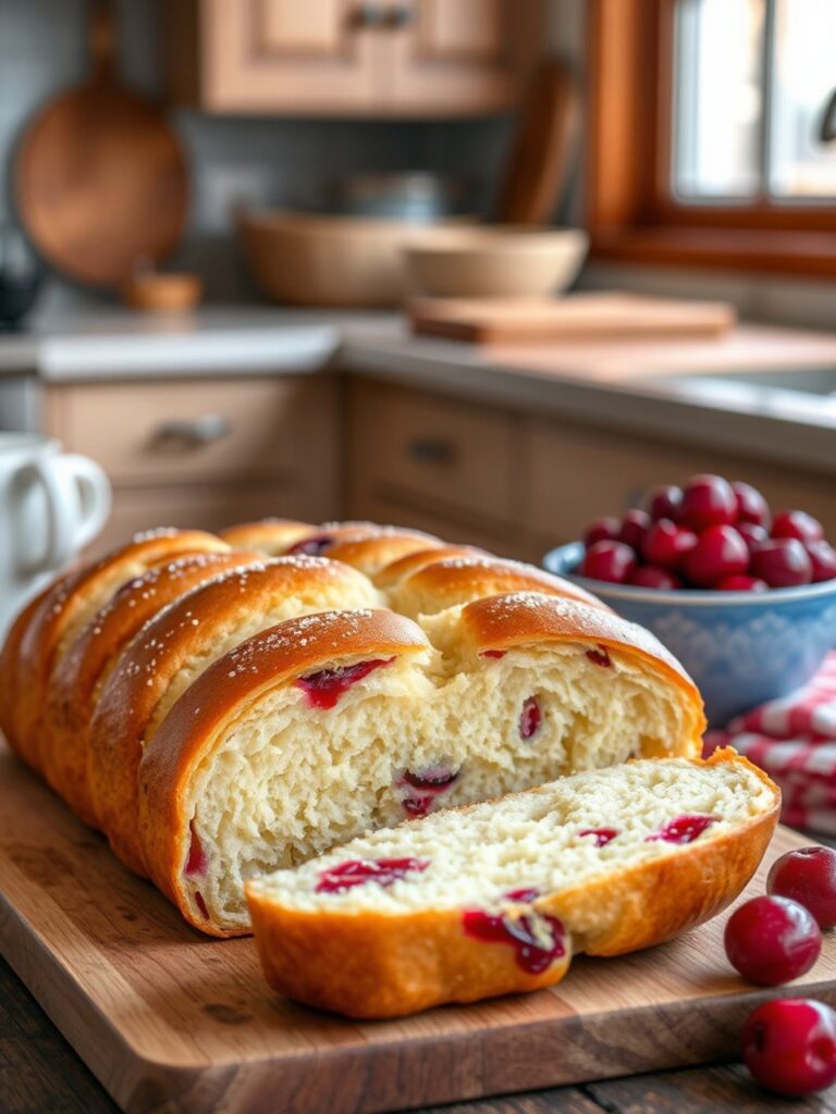Cranberry Brie Pull-Apart Bread