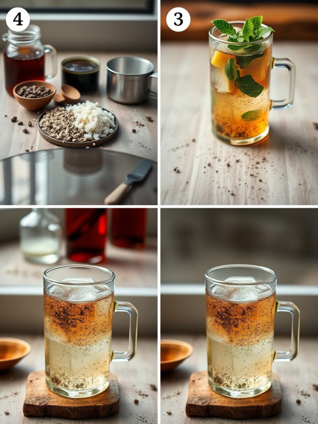 Step-by-Step preparation for Dirty Soda