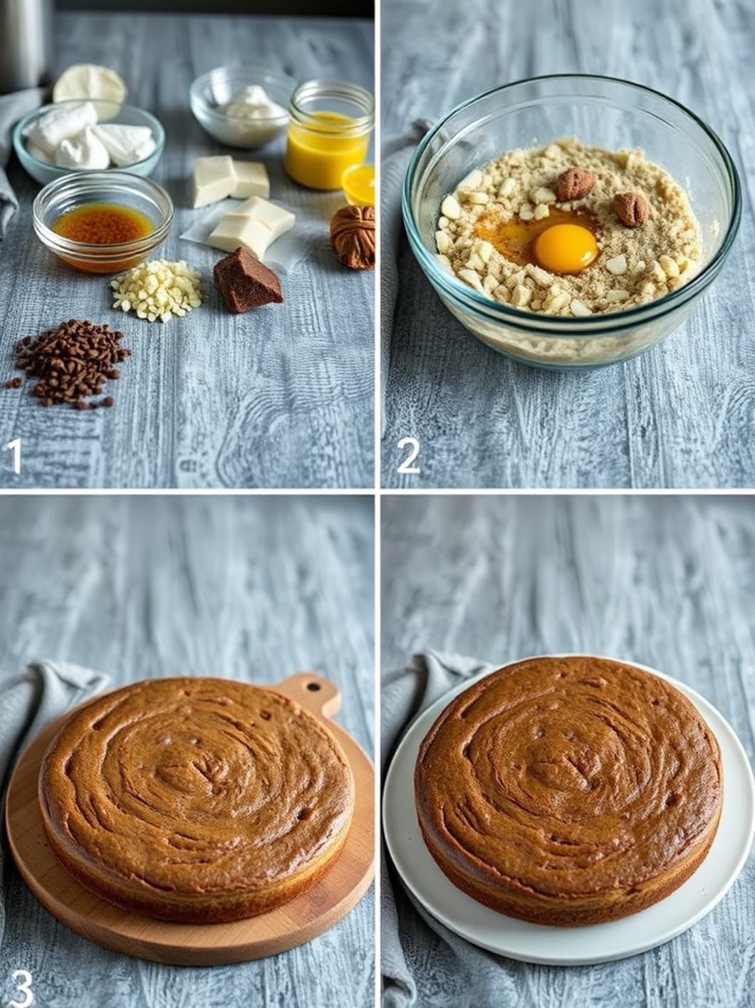 Step-by-Step preparation for High-Protein Cake