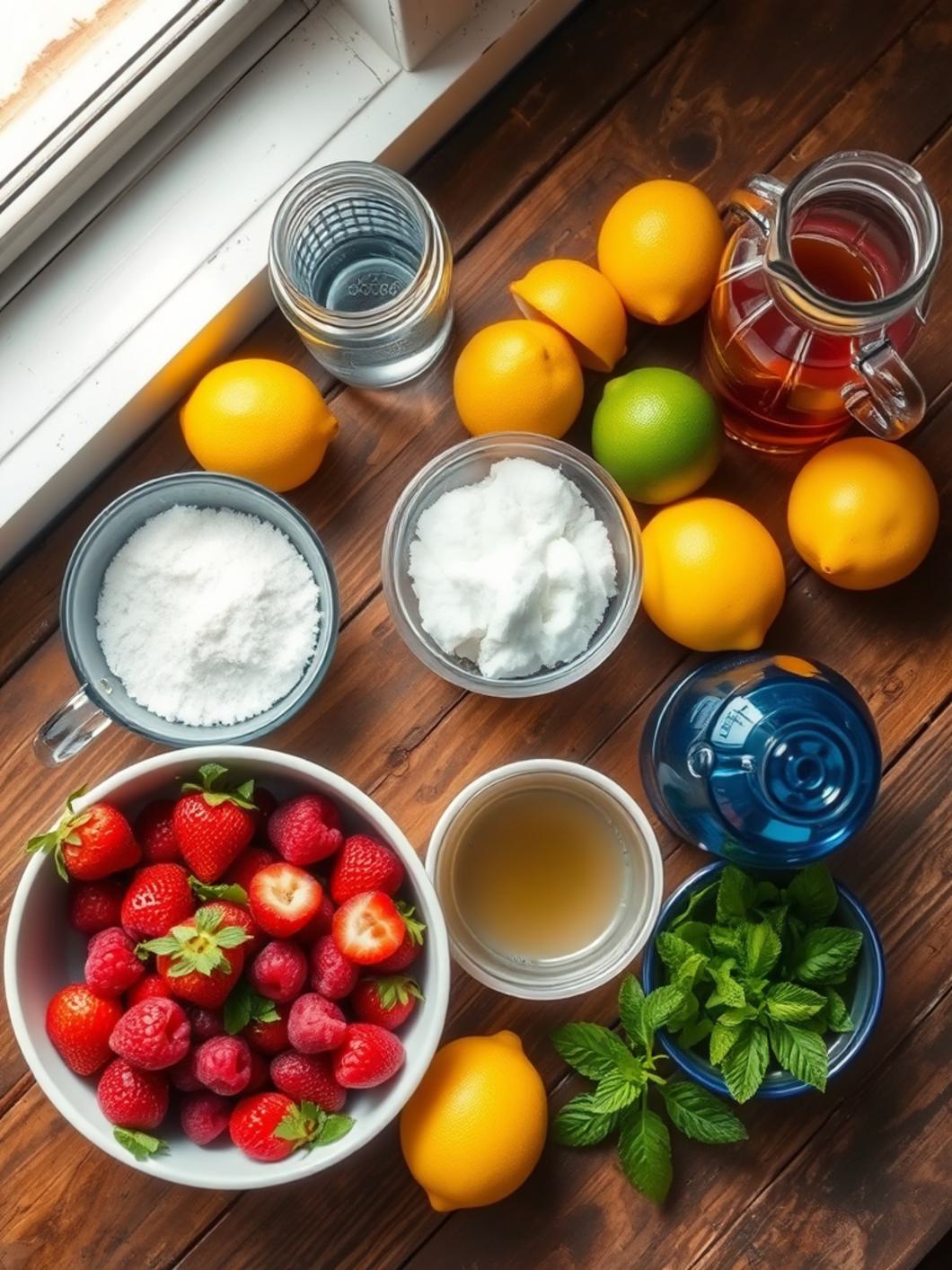 Ingredients for Homemade Soda