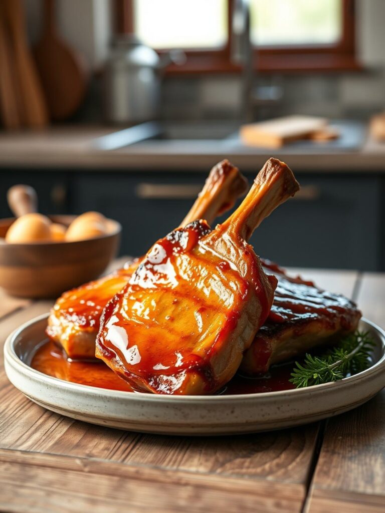 Honey Garlic Pork Chops