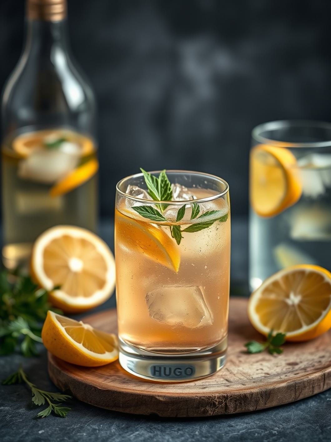 Serving suggestion for Hugo Spritz