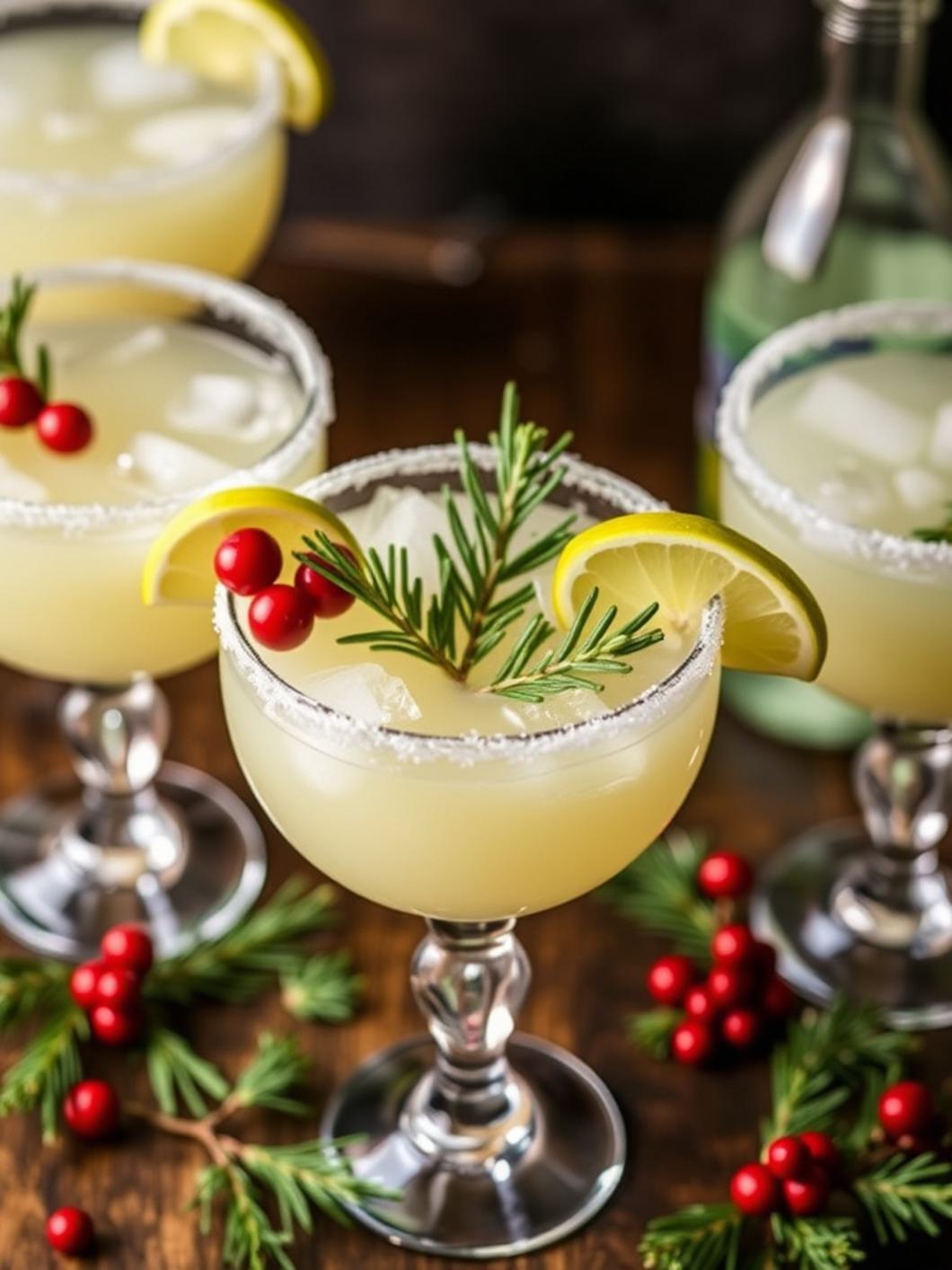 Serving suggestion for Mistletoe Margaritas