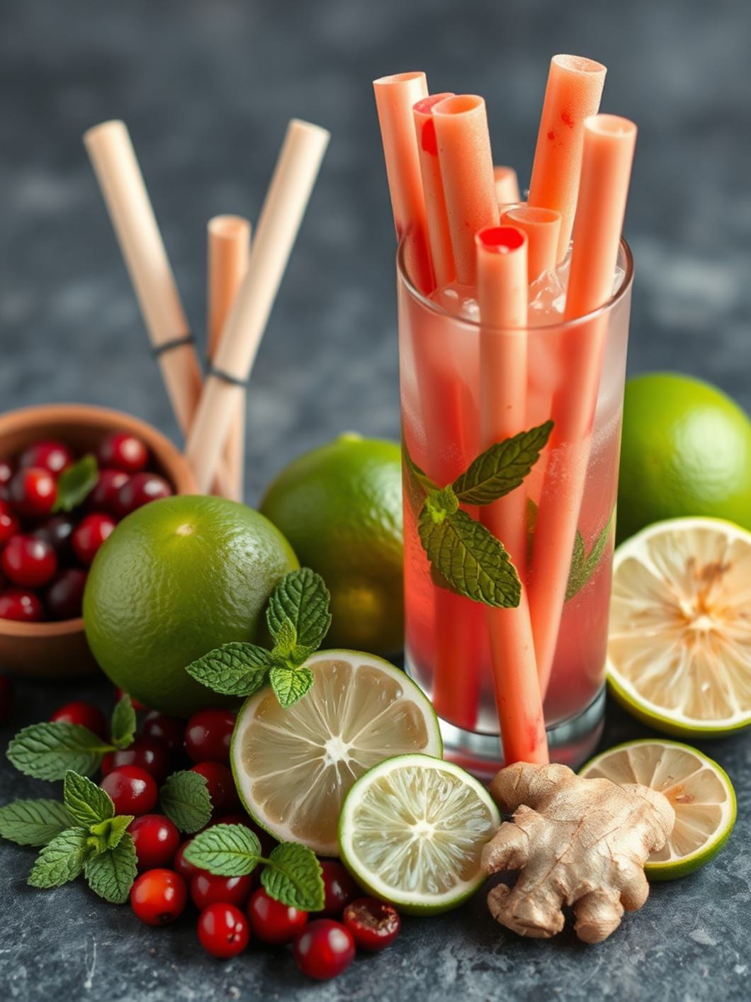 Ingredients for Monocane mocktail 