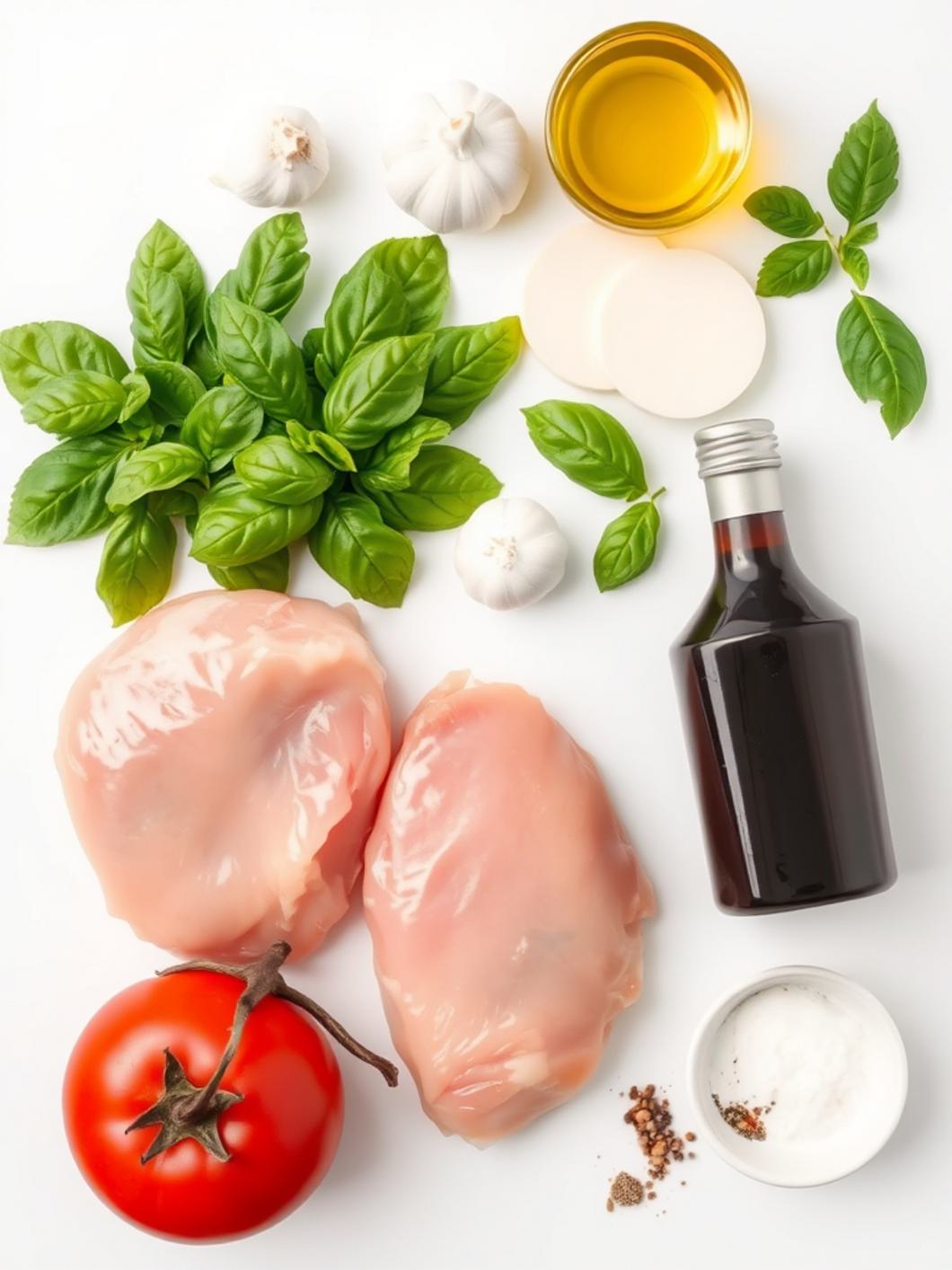 Ingredients for Mozzarella Bruschetta Chicken