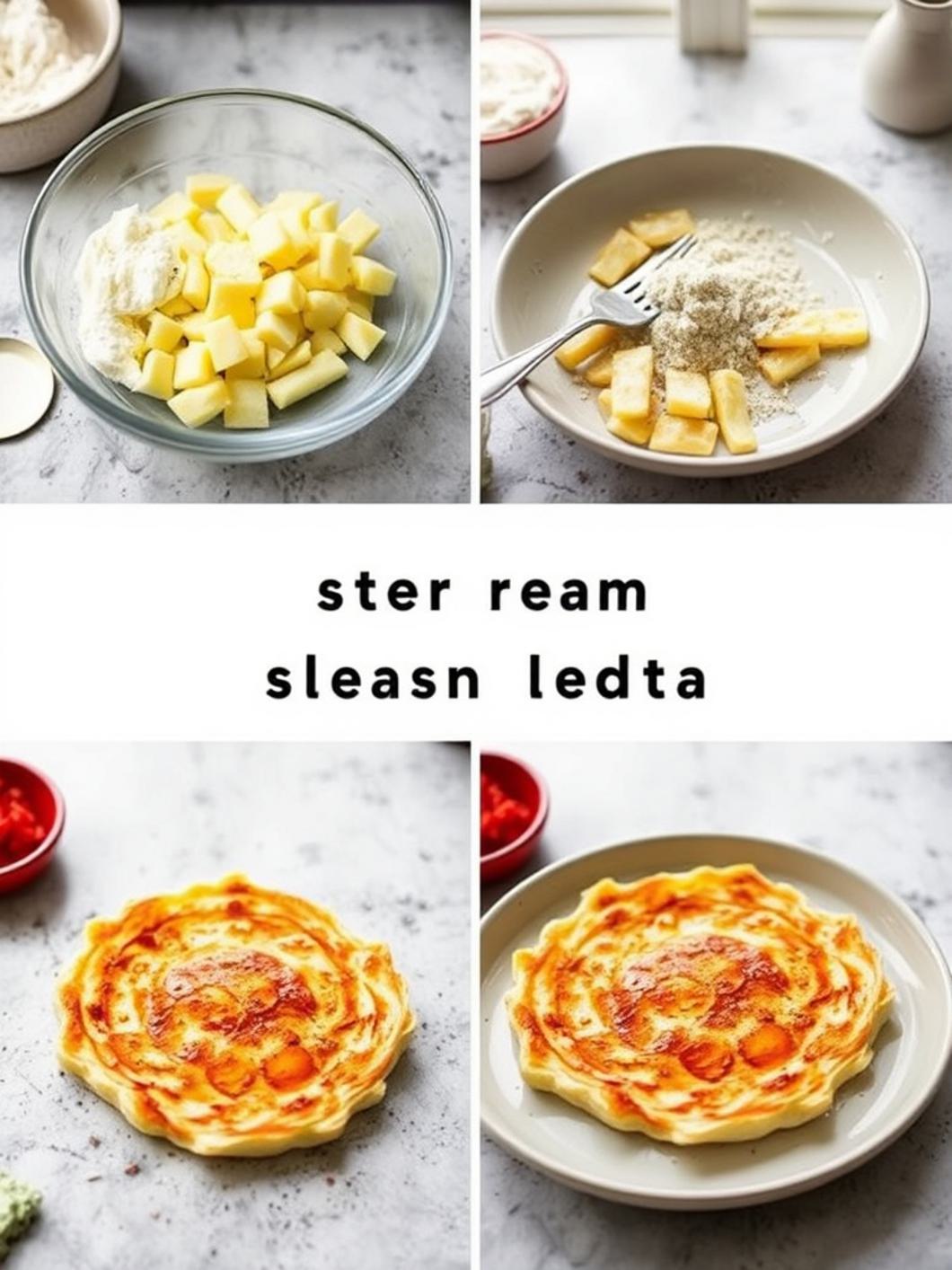 Step-by-Step preparation for Potato Latkes