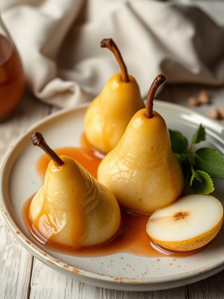 Poached Pears