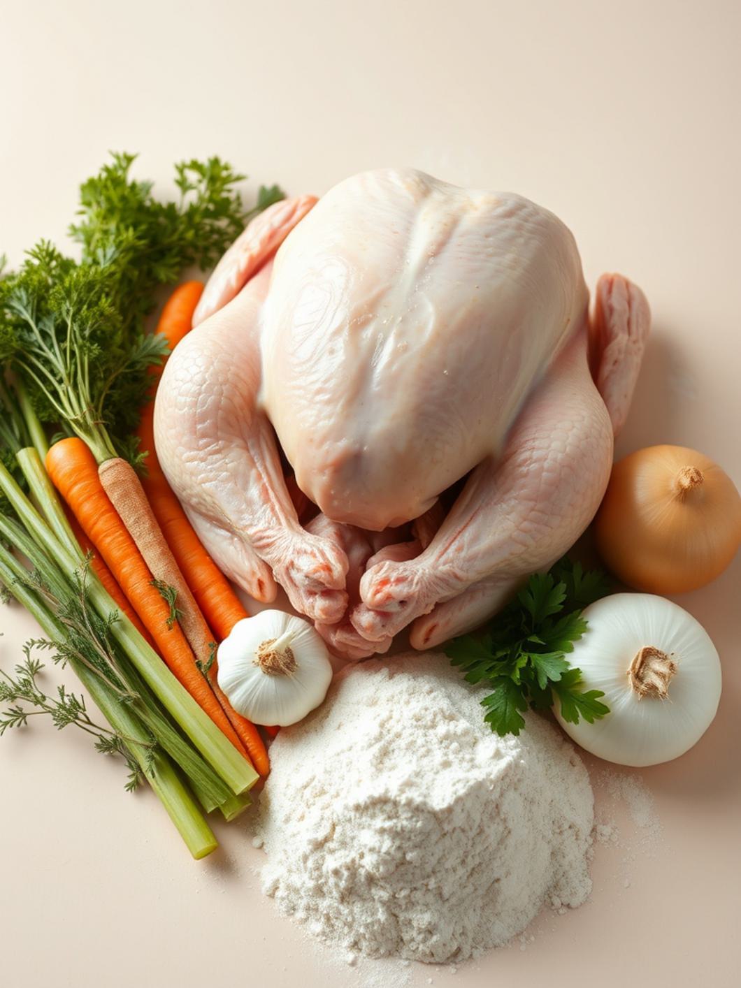 Ingredients for Turkey Dumpling Soup