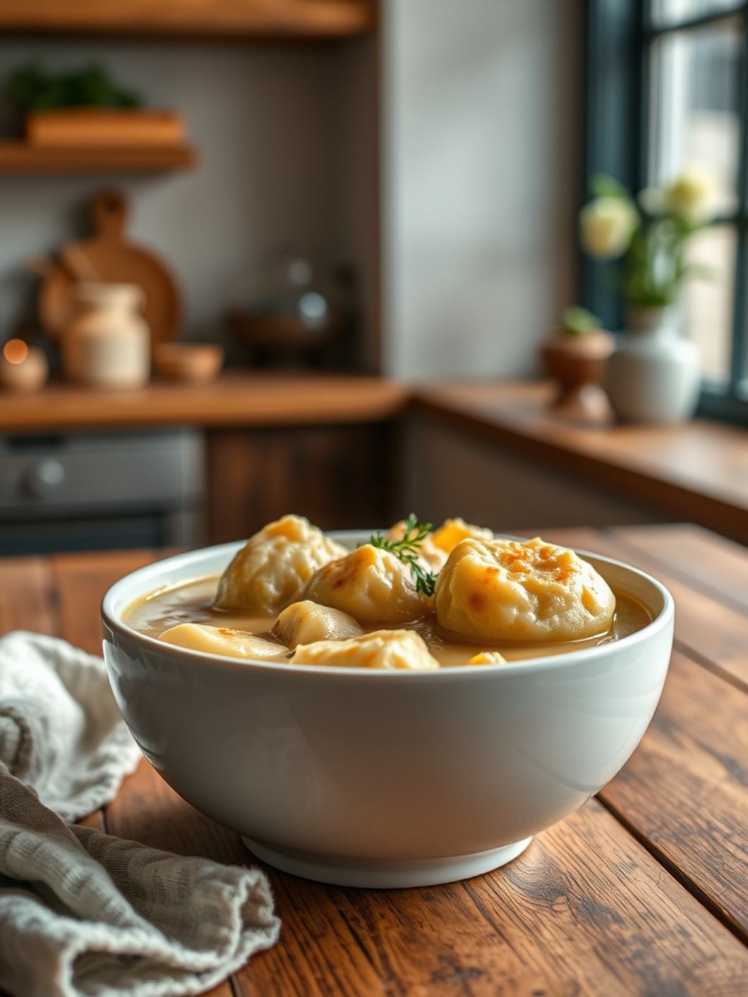 Turkey Dumpling Soup