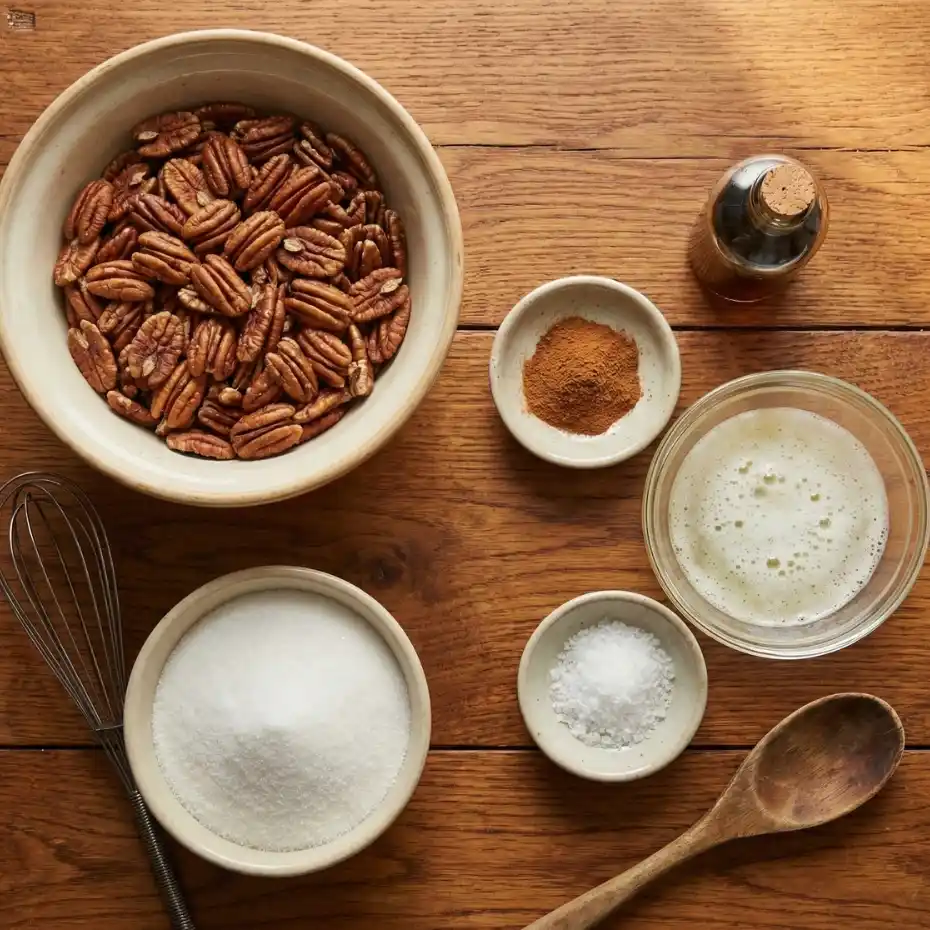 Cinnamon Sugar Candied Pecans