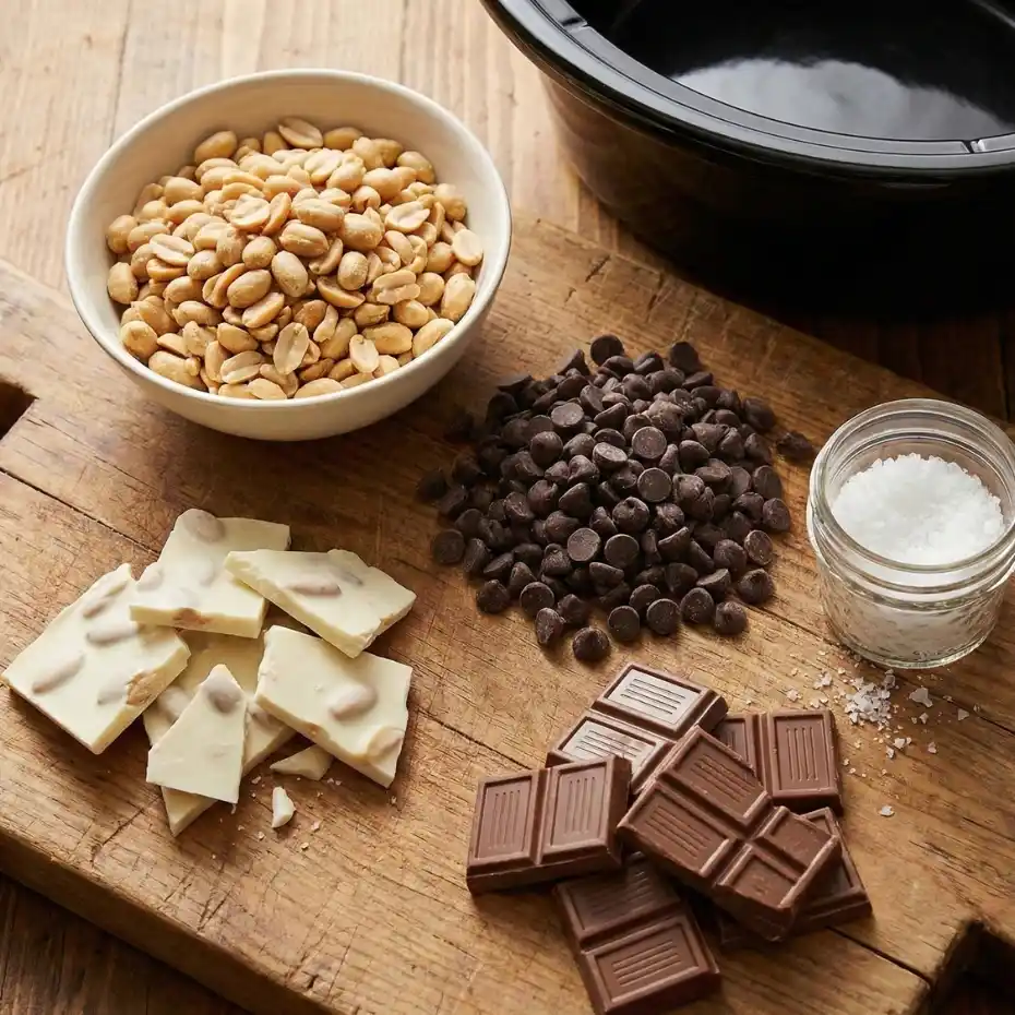 Slow Cooker Peanut Clusters