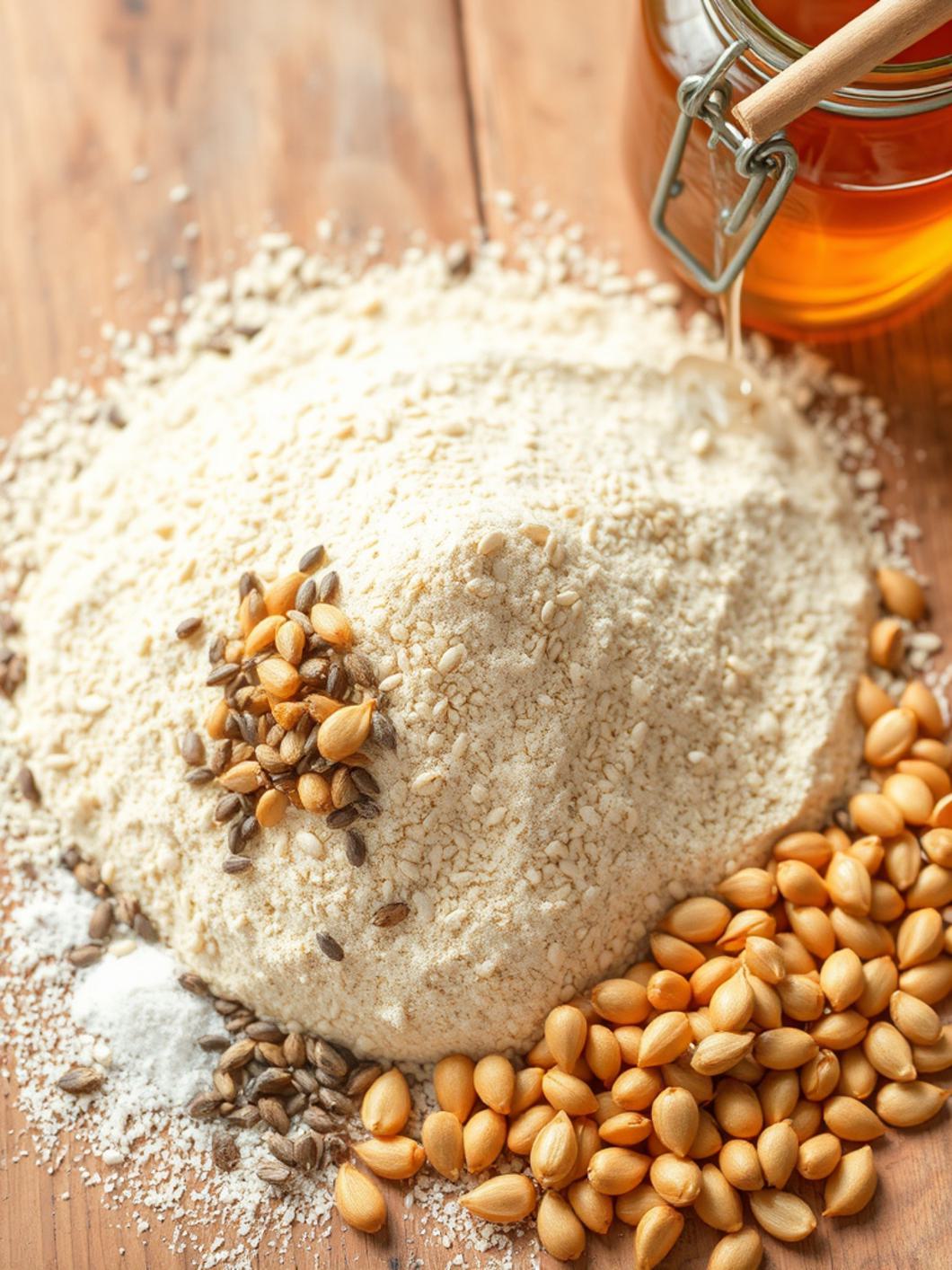 Ingredients for bagels protein