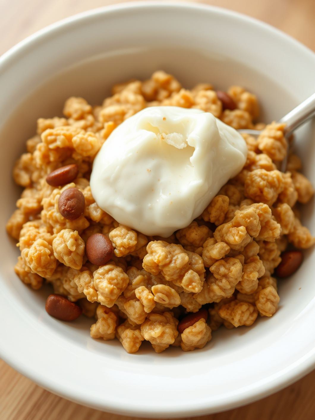 Serving suggestion for Baked Oatmeal