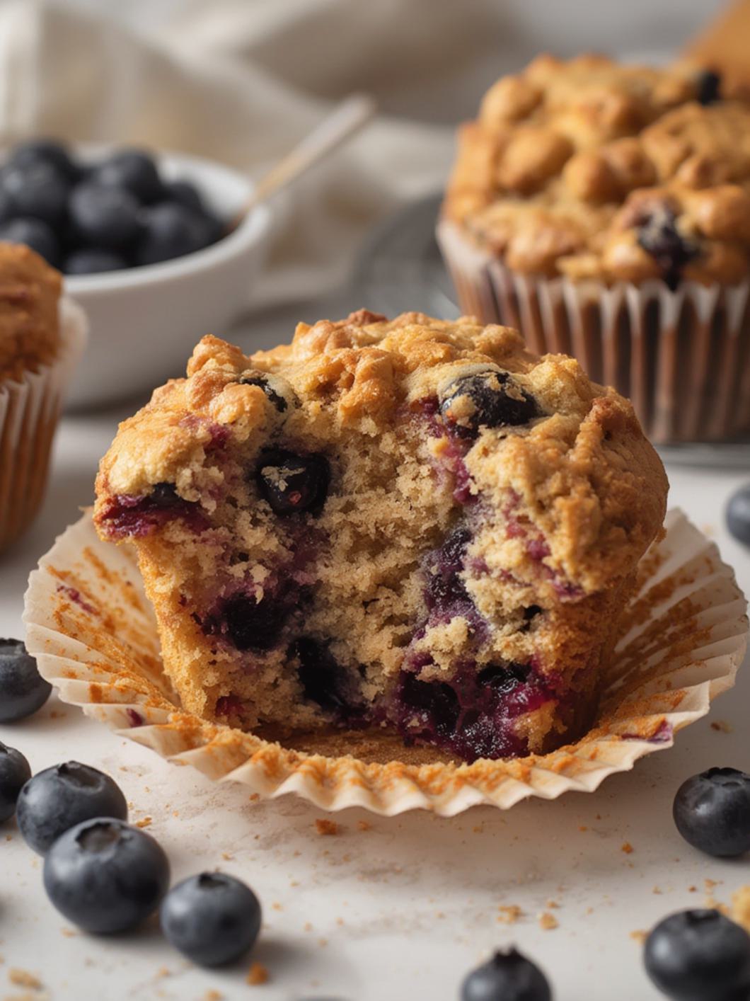 Blueberry Streusel Muffins