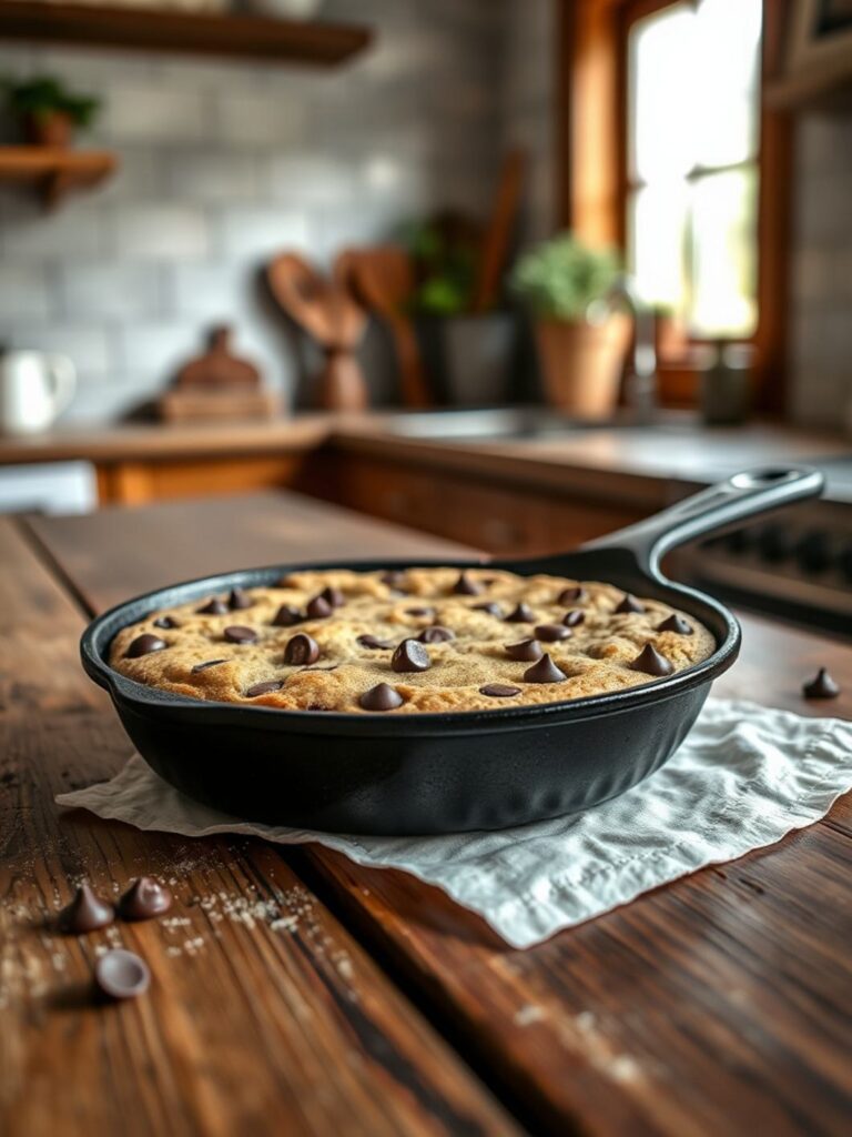 Chocolate Chip Skillet Cookie