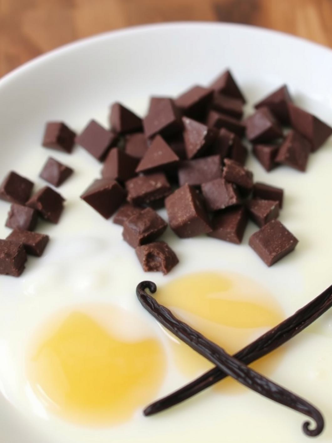 Ingredients for Chocolate Pots de Creme