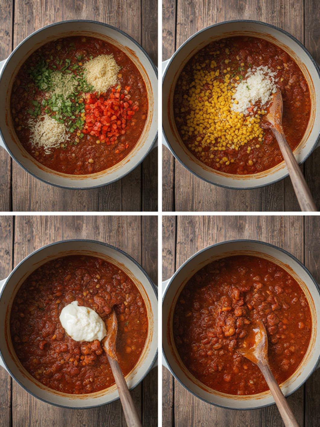 Step-by-Step preparation for Cincinnati Chili