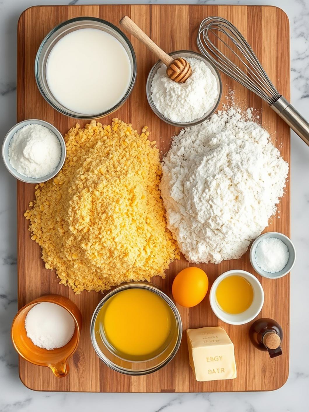 Ingredients for Cornbread Cake