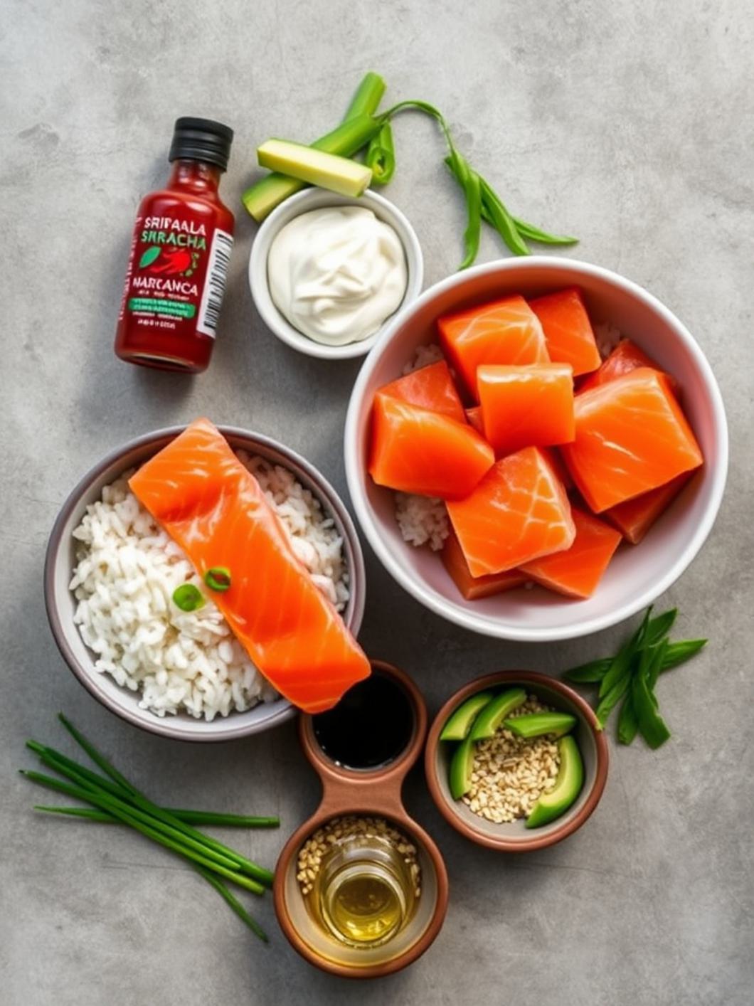 Crispy Rice Salmon Bites