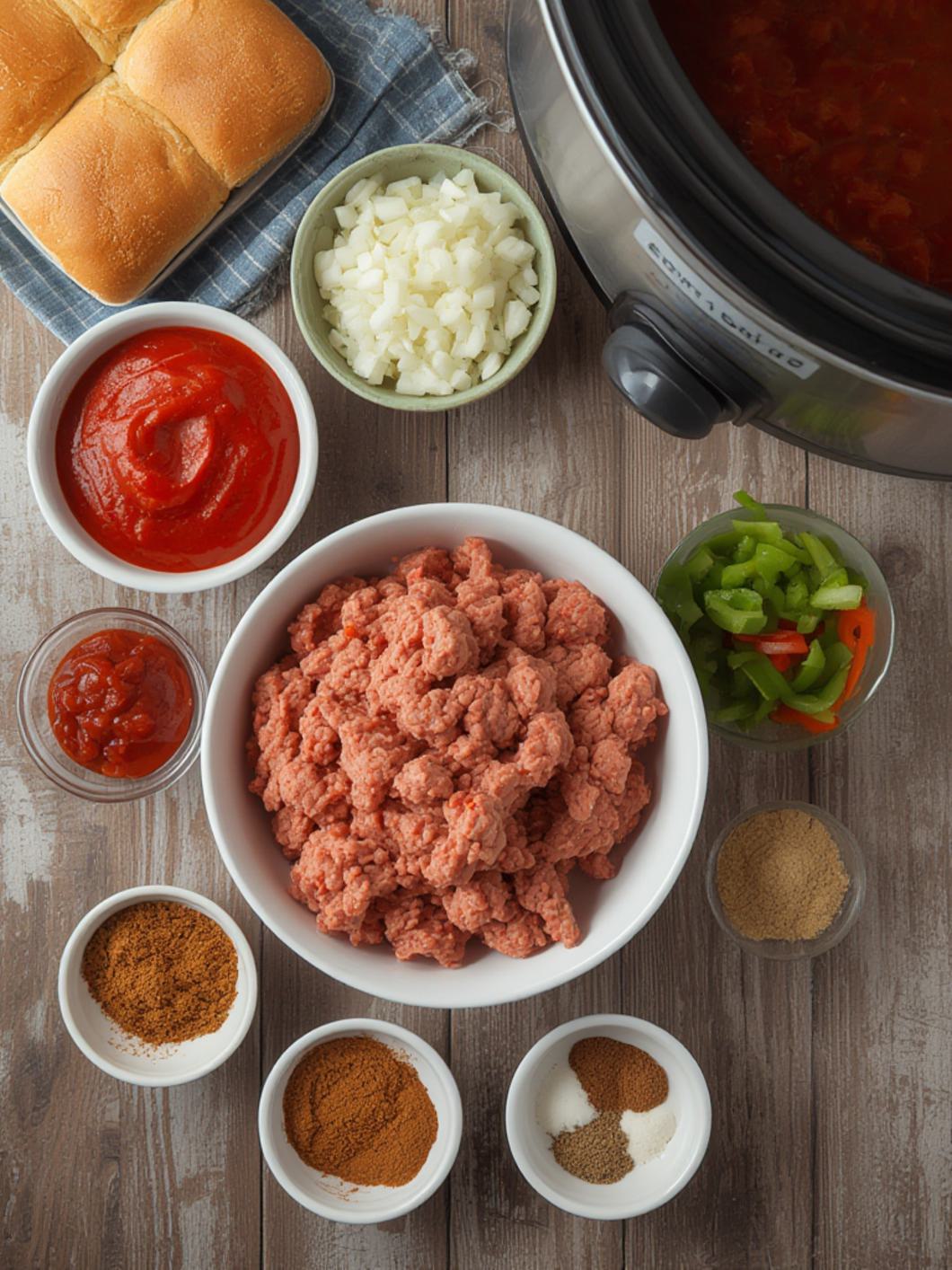 Crock Pot Ground Turkey Sloppy Joes