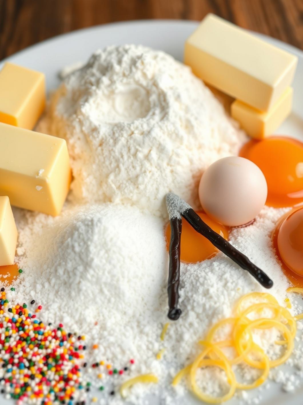 Ingredients for Cut-Out Sugar Cookies
