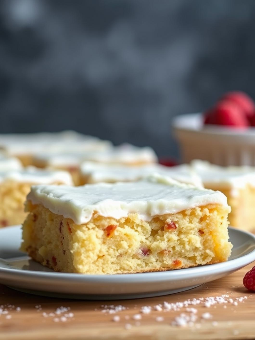 Serving suggestion for Frosted Sugar Cookie Bars