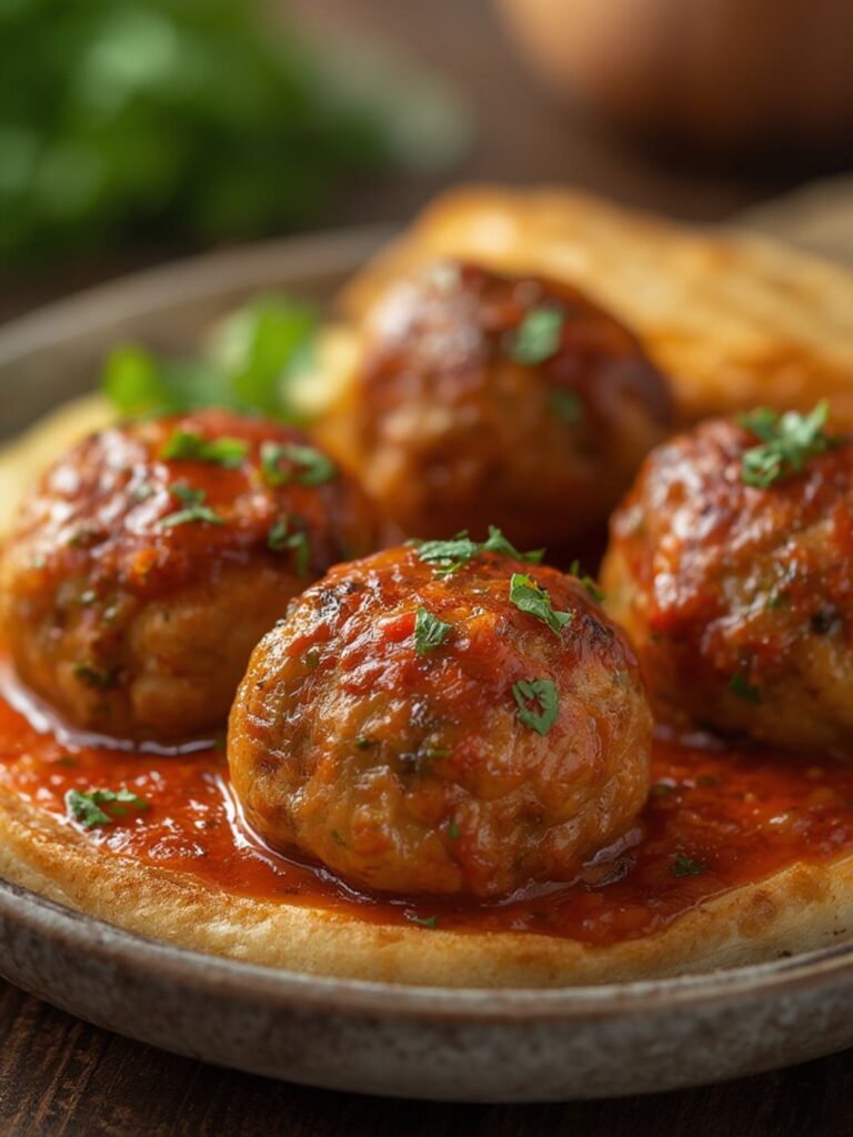 Greek Chicken Meatballs