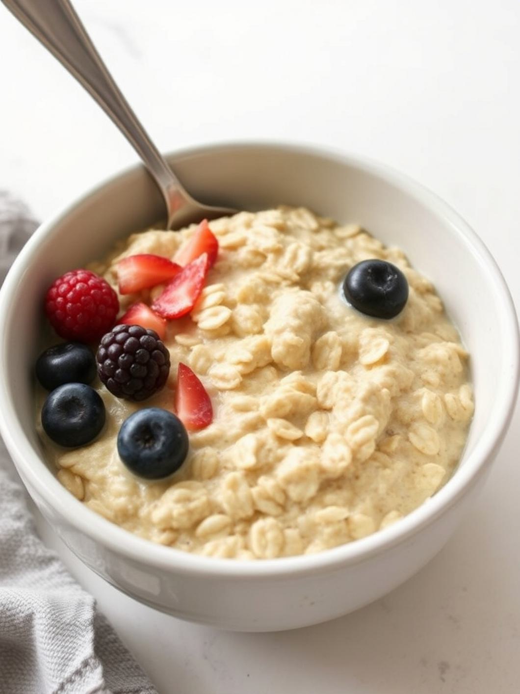 Serving suggestion for High-Protein Overnight Oats