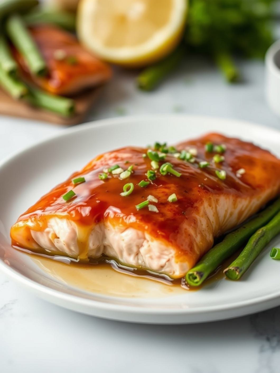 Honey Garlic Glazed Salmon