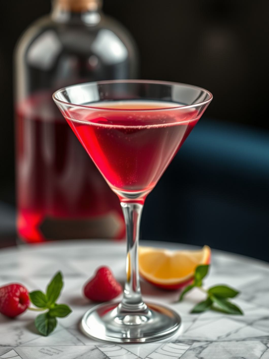 Serving suggestion for Love Potion Martini