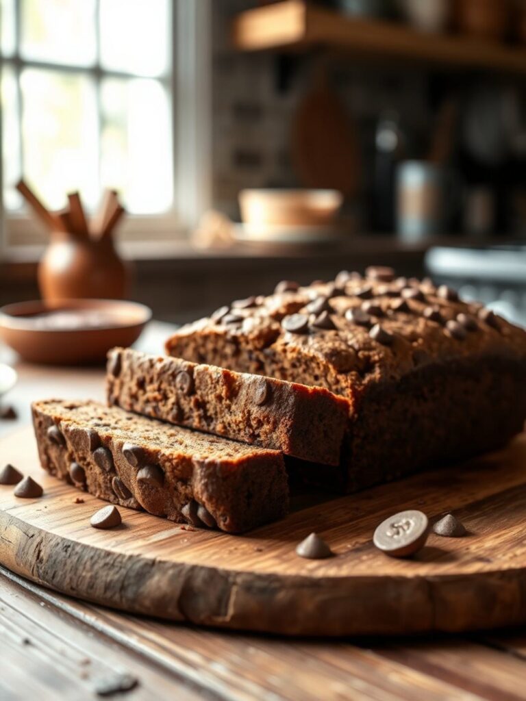 Mocha Chip Banana Bread