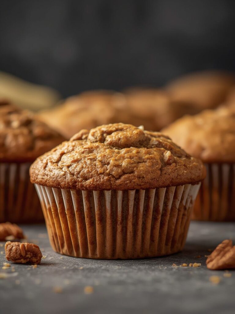 Peanut Butter Banana Muffins