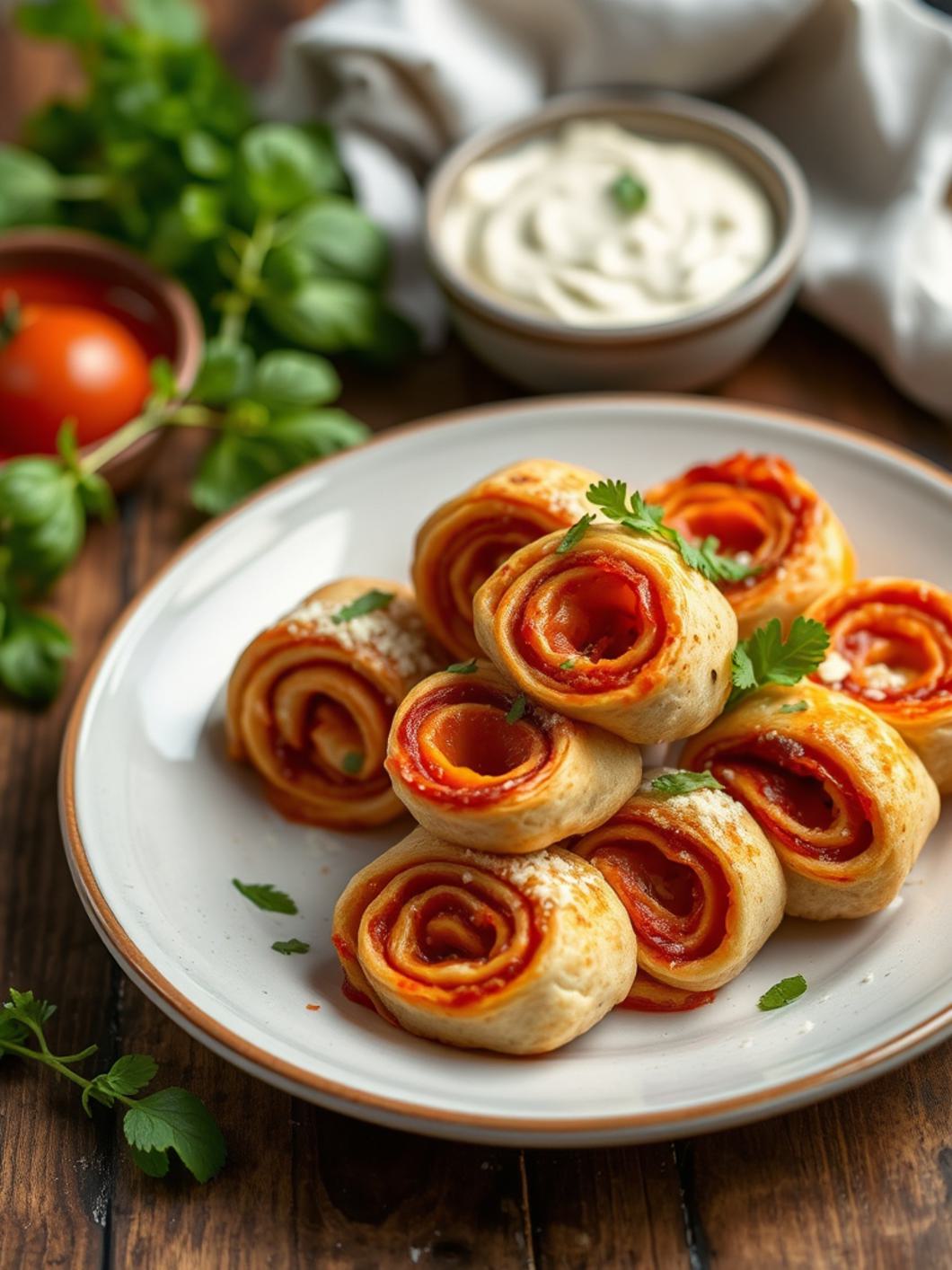 Pepperoni Pizza Rolls