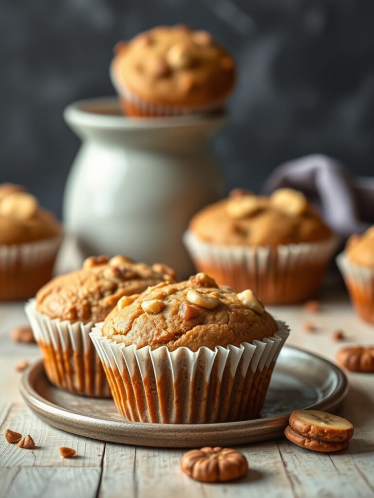 Praline Banana Muffins