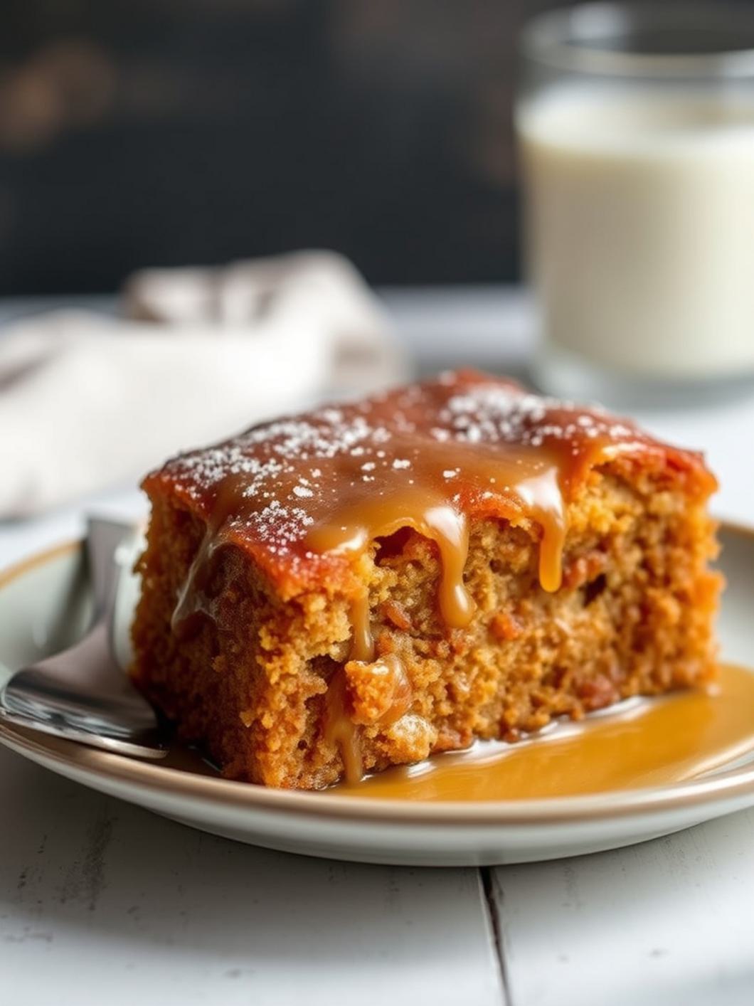 Serving suggestion for Rum Cake