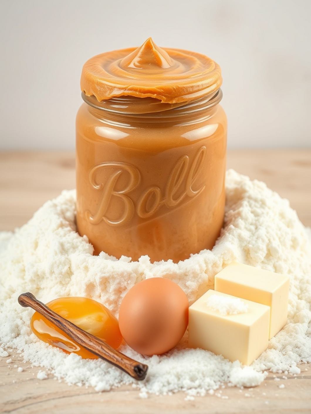 Ingredients for Salted Peanut Butter Cookies