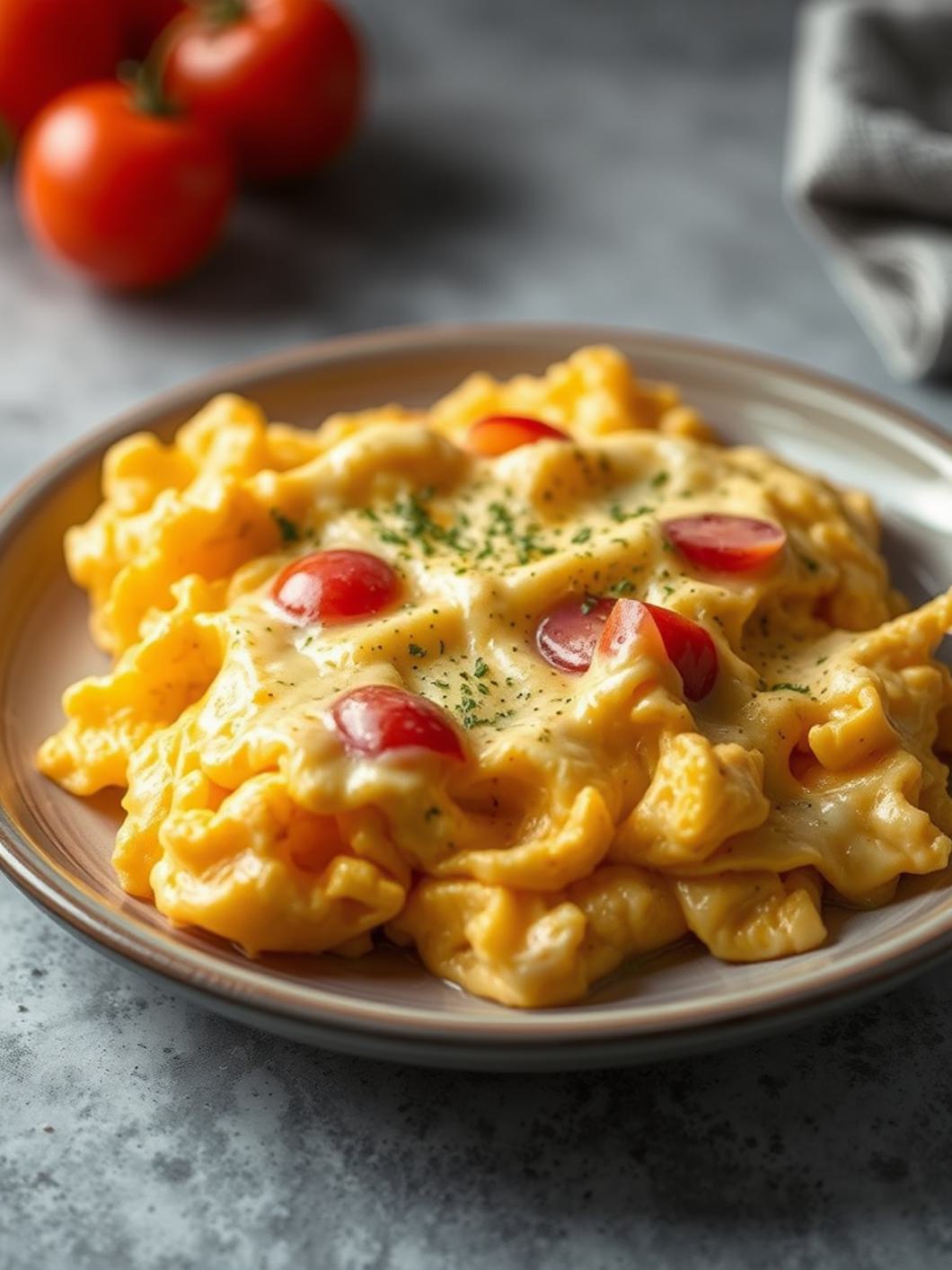 Serving suggestion for Scrambled Eggs