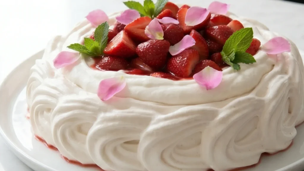 Strawberry Pavlova