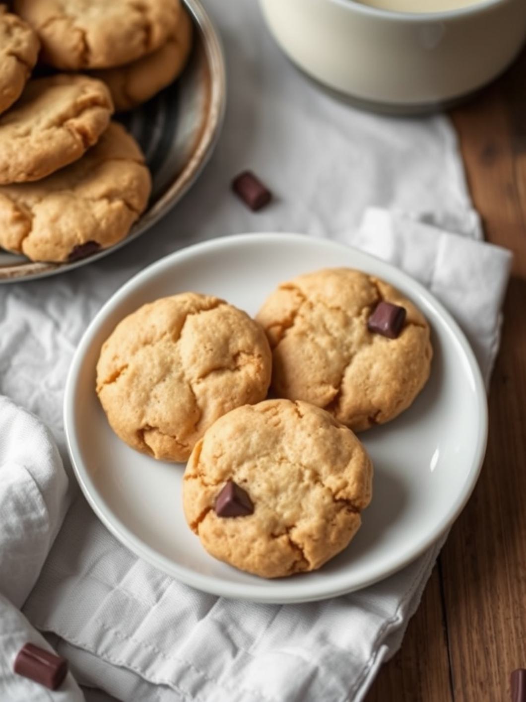 Serving suggestion for Tagalong Cookies